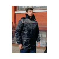 Утепленная куртка ООО ГУП Бисер Инженер Grey, Оксфорд, темно-синий/серый/красный, р-р 44-46 рост 170-176 4670132028126