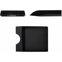Горизонтальный лоток для бумаг BRAUBERG ORIGINAL 315x250x60 мм, черный 238104
