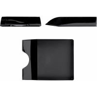 Горизонтальный лоток для бумаг BRAUBERG STYLE 345x255x65 мм, черный 238105