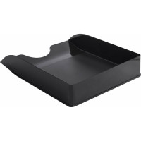 Горизонтальный лоток для бумаг BRAUBERG STYLE 345x255x65 мм, черный 238105