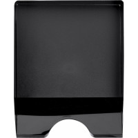 Горизонтальный лоток для бумаг BRAUBERG STYLE 345x255x65 мм, черный 238105