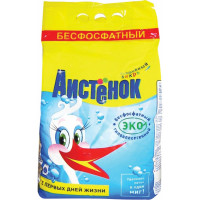 Стиральный порошок для всех типов стирки АИСТЕНОК Волшебный вихрь, 4 кг, бесфосфатный 604880