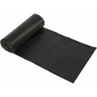 Мешки в рулоне для мусора прочные 120 л, черные, 10 шт, ПНД, 25 мкм, 70x110 см ОФИСМАГ 601389