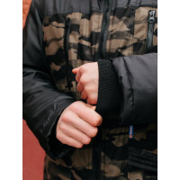 Утепленная куртка ООО ГУП Бисер Альбатрос КМФ лес/черный, размер 60-62, рост 170-176 4670132026276