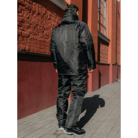 Утепленная куртка ООО ГУП Бисер Альбатрос Оксфорд, черная, размер 52-54, рост 182-188 4670132026214