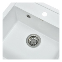 Мойка для кухни из искусственного камня WISENT вайт 510x510x200 (беларусь) MW510-28/WGER013