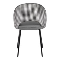 Стул BRADEX leo темно-серый с жаккардом RF 0265