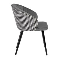Стул BRADEX paola темно-серый с жаккардом RF 0261