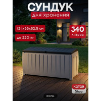 Ящик для хранения Keter NOVEL 340л 230412