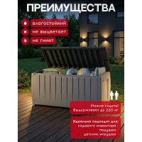 Ящик для хранения Keter NOVEL 340л 230412