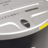 Уничтожитель BRAUBERG S8-DS 2 уровень секретности, полоски 4 мм, 8 листов 531772