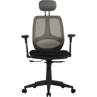 Компьютерное офисное кресло BRABIX Saturn ER-400, с подголовником, с подлокотниками, сетка 530871