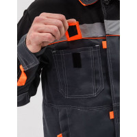 Костюм URSUS РОЛЬФ куртка/полукомбинезон, темно-серый/черный КОС122-336; 52-54, 182-188