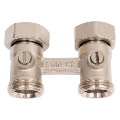 Узел нижнего подключения радиатора SANEXT Н-образный R3/4 х G3/4 евроконус 4961