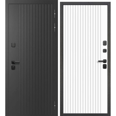Дверь входная металлическая дверь с ТЕРМОРАЗРЫВОМ Foreman Ф-15 2050х860 мм, Правая, Графит/Белый матовый DIVA УТ-00083305