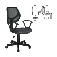 Компьютерное офисное кресло BRABIX Flip MG-305, с подлокотниками, сетка 531951