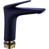 Смеситель для умывальника RUSH черный NE1735-12black