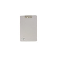 Доска-планшет BRAUBERG Comfort с прижимом А4 230 х350 мм, картон/ПВХ, серая, 222661