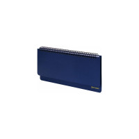 Настольный недатированный планинг BRAUBERG Select 305x140мм, балакрон, синий 111698