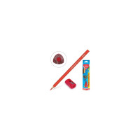 Карандаши цветные Maped Франция Color'Peps Star, 12цв, трехгранные, с точилкой, 180770