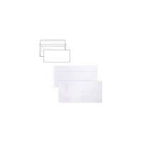 Конверты 40 шт в упаковке BRAUBERG Е65 110х220мм отрывная лента 80г/м2 КОМПЛЕКТ 25шт внут. запечатка  122449