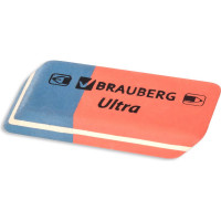 Ластики 20 шт в упаковке BRAUBERG "Ultra Mix" НАБОР 9 шт. размер ластика 41*14*8мм/29*18*8мм натур. каучук  229604