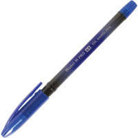 Ручка 12 шт в упаковке BRAUBERG шариковая масляная Model-M PRO СИНЯЯ узел 05 мм линия письма 025 мм  143252