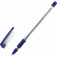 Масляная шариковая ручка Basic Obp-11 с грипом Staff, cиняя, узел 1 мм, линия письма 0.5 мм 12 шт 143744