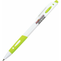 Автоматическая шариковая ручка с грипом Bp-16 White Staff, cиняя, ассорти, линия письма 0.35 мм 24 шт 143749
