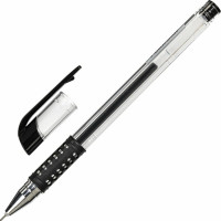 Гелевая ручка Basic Needle Gp-679 с грипом Staff, черная, игольчатый узел 0.5 мм, линия письма 0.35 мм 12 шт 143679