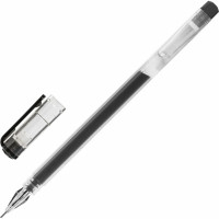 Гелевая ручка Basic Gp-675 Staff, черная, длина письма 1000 м, игольчатый узел 0.5 мм, линия письма 0.35 мм 12 шт 143675