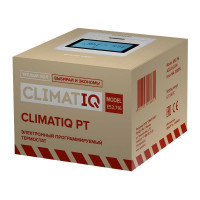 Терморегулятор для теплого пола IQWATT CLIMATIQ PT с ЖК-дисплеем и функциями программирования, слоновая кость 20666