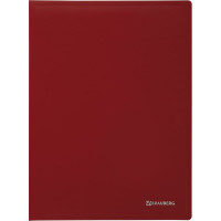 Папка BRAUBERG Office 60 вкладышей, красная, 0.6 мм 271329