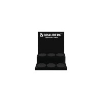 Подставка под ручек и карандашей BRAUBERG в тубах, металл, 6 отделений, 32x30x21 см 505913