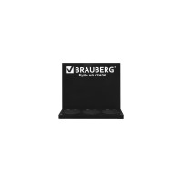 Подставка под ручки и карандаши BRAUBERG в тубах, металл, 3 отделения, 26x30x11 см 505912