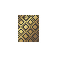 Подарочный пакет ЗОЛОТАЯ СКАЗКА Gold Luxury 178x98x229 мм, тиснение фольгой, черный 608248