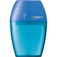 Точилка Shaker Maped, с контейнером повышенной вместимости, ассорти, дисплей, 25 шт., 534753 224961