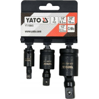 Набор ударных карданов 3 шт, 1/4", 3/8", 1/2" YATO YT-10643
