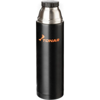 Термос Тонар hs.tm-026 1200мл, черный, дополнительная пластиковая чашка 00000149727