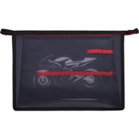 Папка для труда на молнии BRAUBERG а4, 2 отделения, органайзер, sport bike 270981
