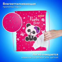 Мешок для обуви Пифагор 1 отделение, 42x34 см, panda time 271601