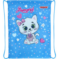 Мешок для обуви Пифагор 1 отделение, 42x34 см, yummy cupcake 271603