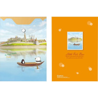 Папка-конверт COMIX География на кнопке А6 Казань Кремль 12 шт в упаковке A1856 KK