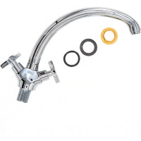 Смеситель для кухни ARCO DA VELLA маховик крест, металл, с гайкой А45(1)18 04952