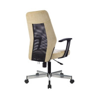 Кресло Easy Chair vb_e 225 dsl бежево-черный light-21 сетка/ткань, хром 1808705