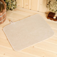 Коврик для бани и сауны СИМАЛЕНД белый 5312214