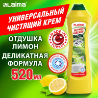 Универсальное чистящее средство LAIMA крем, 520 мл, PROFESSIONAL Лимон 608660
