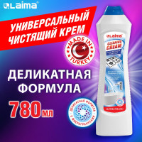 Универсальное чистящее средство LAIMA крем, 780 мл, PROFESSIONAL White fresh 608661