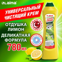 Универсальное чистящее средство LAIMA крем, 780 мл, PROFESSIONAL Лимон 608662