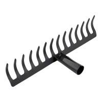 Грабли прямые Polyagro 14 зубьев, 365х80х25 мм, без черенка 7660305